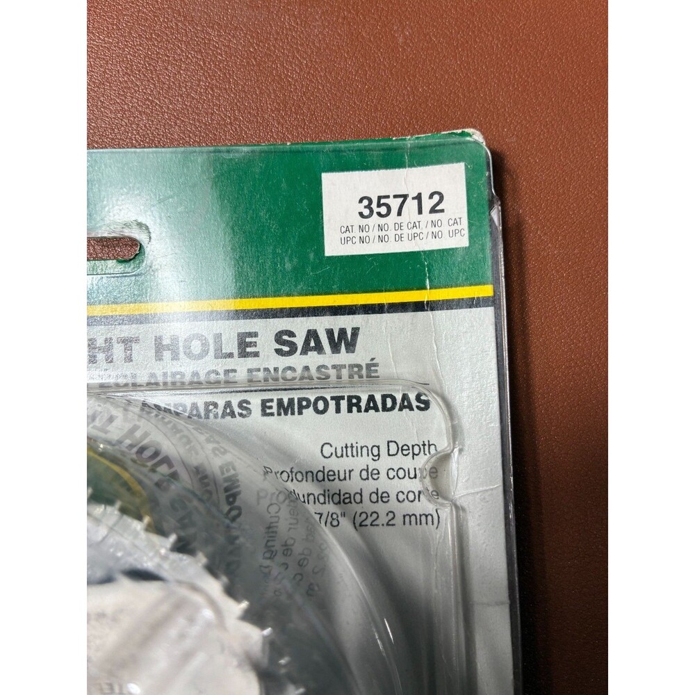 Greenlee 35712 Steel Toothed Recessed Light Hole Saw, 4-3/8" - Picture 3 of 4